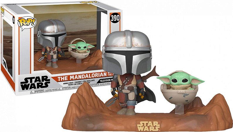 Funko Pop: Star Wars - The Mandalorian With The Child #390