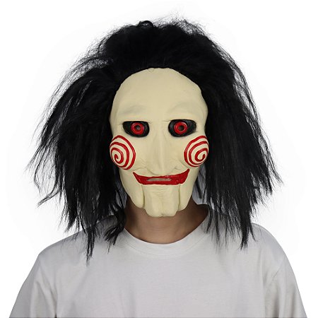 Máscara Jogos Mortais Jigsaw Halloween Cosplay Terror Oferta