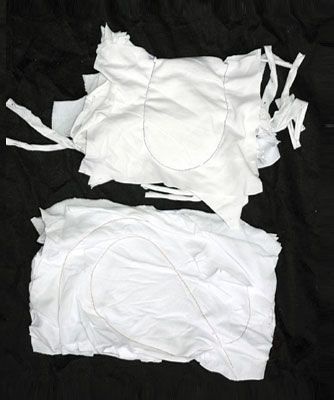 Pastelão ou Trapo Costurado Branco