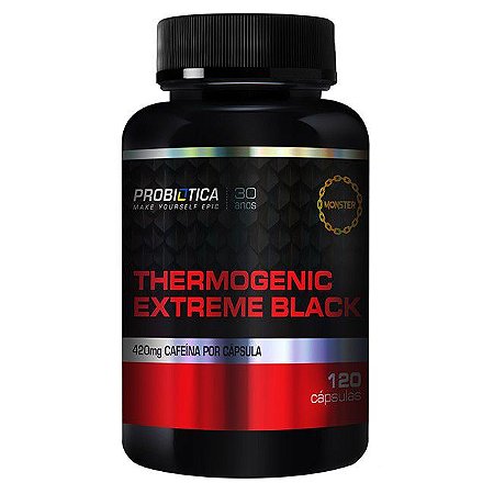 Thermogenic Extreme Black (120cáps) - Probiótica