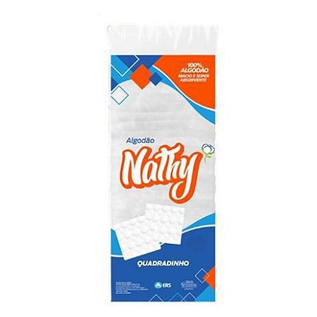 Algodão Hidrófilo Quadrado 100g, Nathy MDH