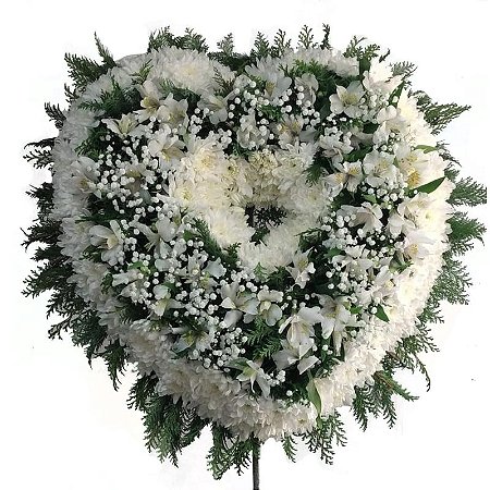 Coroa de Flores Coração Pureza
