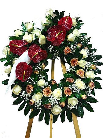 Coroa de Flores Americana Premium