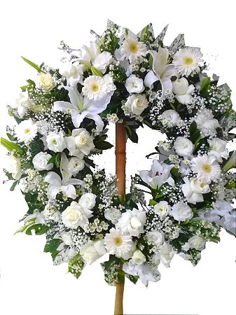 Coroa de Flores Americana Serenidade