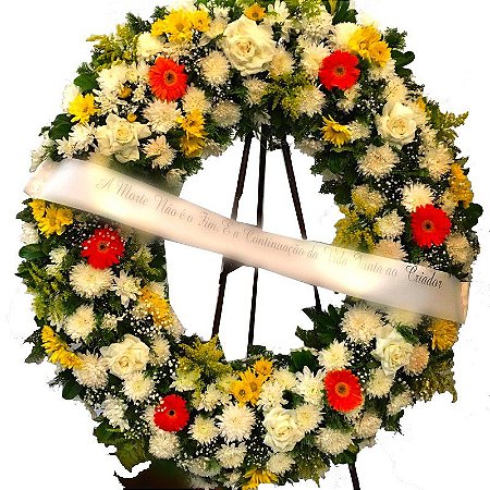 Coroa de Flores Americana Campestre