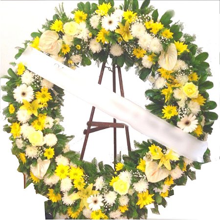 Coroa de Flores Americana Gratidão