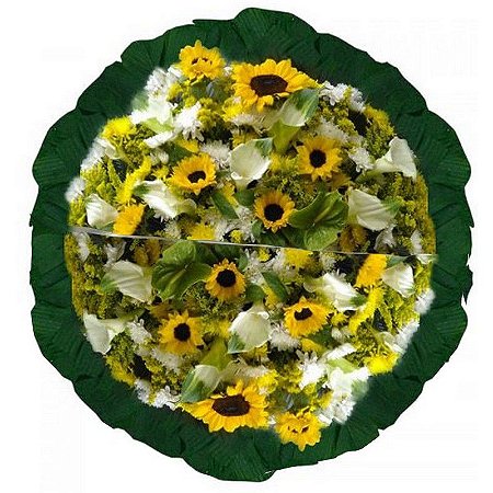 J2 - Coroa de Flores Girassóis