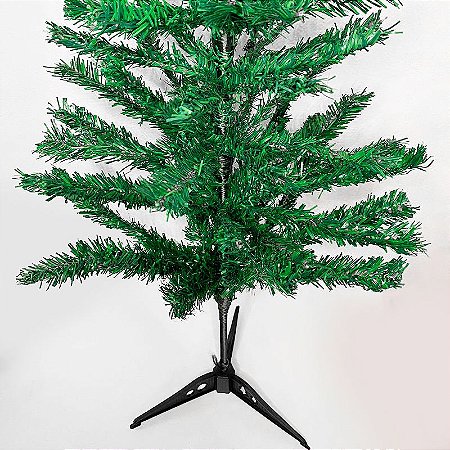 Árvore De Natal Tradicional 90cm 80 Galhos Pés Plástico