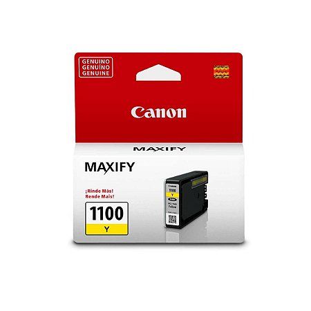 Cartucho Original Canon PGI-1100 PGI1100 PGI1100y Yellow Mb2710 Mb2010 Mb2110 4,5ml