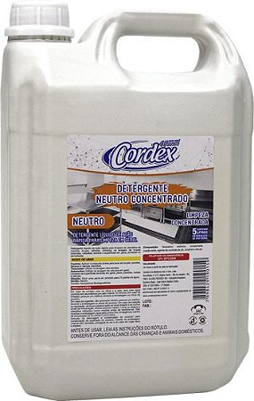 DETERGENTE NEUTRO CORDEX CONCENTRADO - 5L