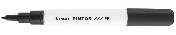 MARCADOR PINTOR PONTA EXTRA FINA 0.7 PRETO - PILOT