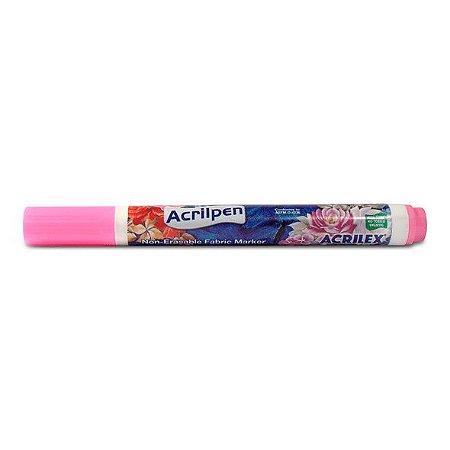 MARCADOR PARA TECIDO ACRILPEN 537 ROSA - ACRILEX