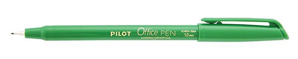 CANETA HIDROGRÁFICA OFFICE PEN 1.0MM VERDE - PILOT