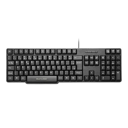 TECLADO SLIM BÁSICO PS2 PRETO TC225 - MULTILASER