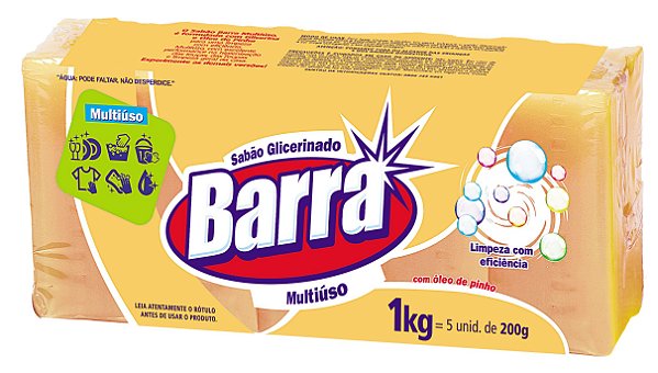 SABÃO GLICERINADO BARRA - 1KG