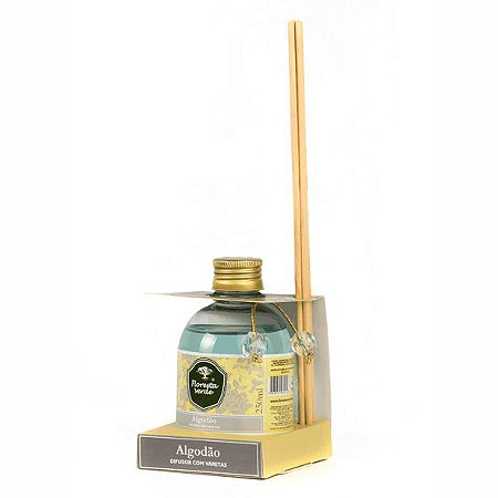 DIFUSOR COM VARETAS ALGODÃO 250ML - FLORESTA VERDE