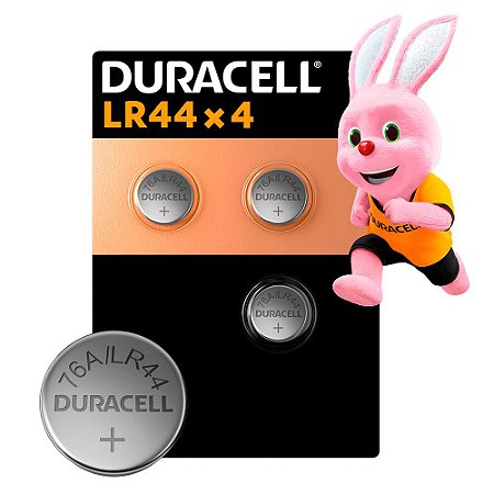 BATERIA ALCALINA LR44 1,5V C/4 UNIDADES - DURACELL