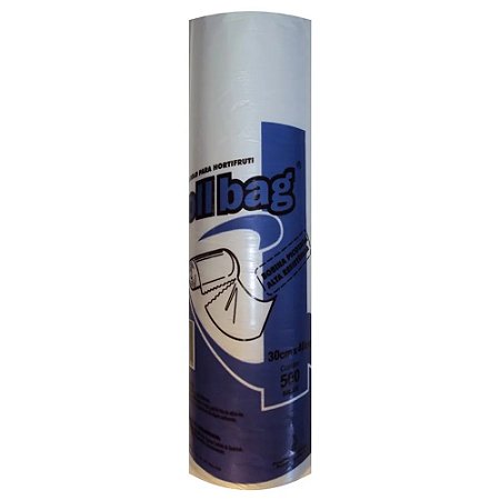 BOBINA PLÁSTICA PICOTADA 30CMX40CM C/500 UNIDADES - ROLL BAG