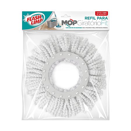 REFIL PARA MOP GIRATÓRIO FIT - FLASH LIMP