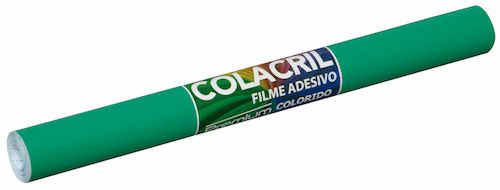 FILME ADESIVO PREMIUM VERDE 45CMX10M - COLACRIL