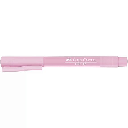 CANETA FINE PEN 0.4MM ROSA PASTEL - FABER-CASTELL