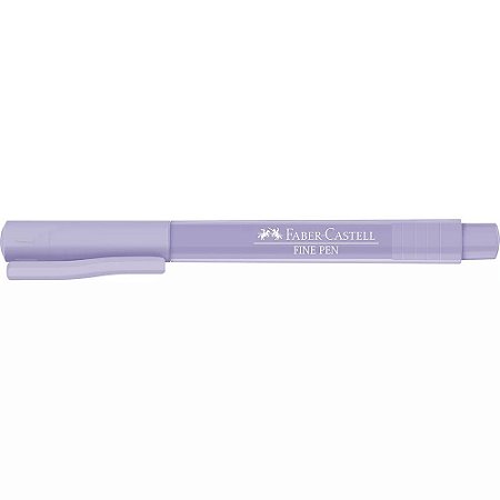 CANETA FINE PEN 0.4MM VIOLETA PASTEL - FABER-CASTELL