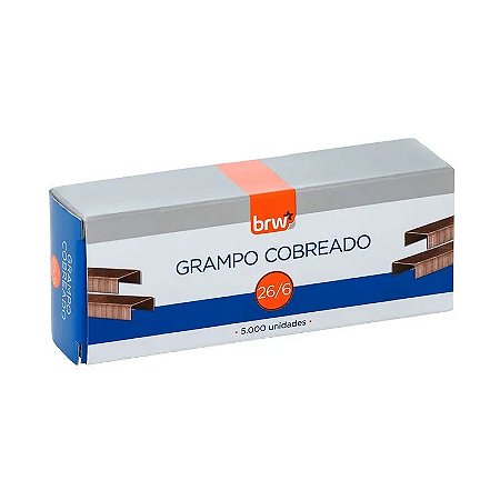 GRAMPO 26/6 COBREADO C/5000 UNIDADES - BRW