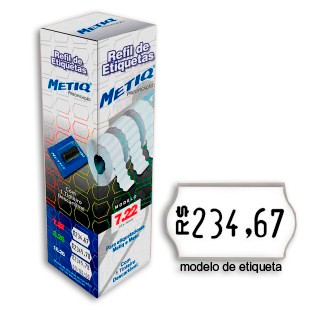 REFIL DE ETIQUETAS 7.22 C/15000 UNIDADES - METIQ