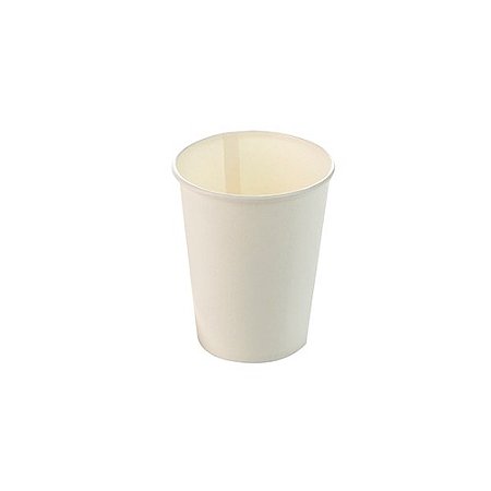 COPO PAPEL LISO BRANCO 270ML C/120 UNIDADES - SILVER PLASTIC