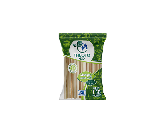 MEXEDOR CAFÉ BAMBU C/150 UNIDADES - THEOTO