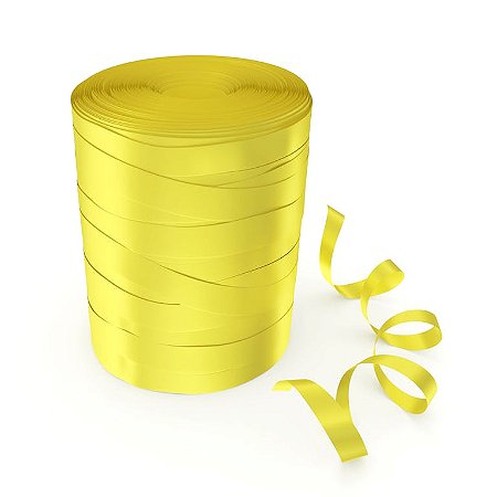 FITILHO PLÁSTICO LISO 05MMX50M AMARELO - EMFESTA