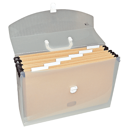 PASTA MALETA C/6 PASTAS SUSPENSAS KRAFT CRISTAL - ACP