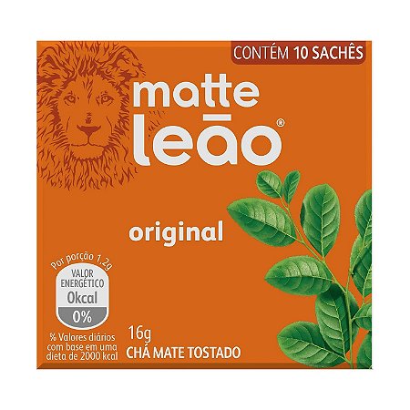 CHÁ MATTE ORIGINAL C/10 SAQUINHOS - LEÃO