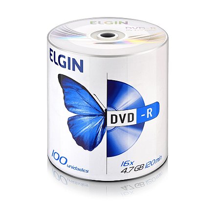 DVD-R 4.7GB BULK C/100 UNIDADES - ELGIN