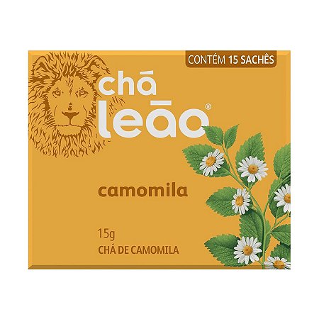CHÁ CAMOMILA C/15 SACHÊS - LEÃO