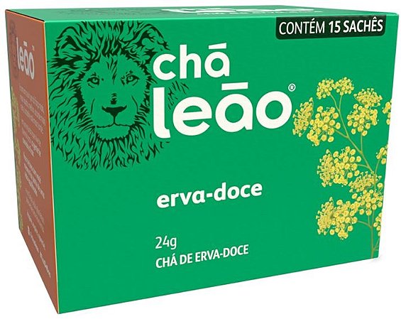 CHÁ ERVA-DOCE C/15 SACHÊS - LEÃO