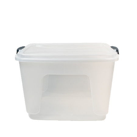 CAIXA ORGANIZATTA 80L TRANSPARENTE - RISCHIOTO