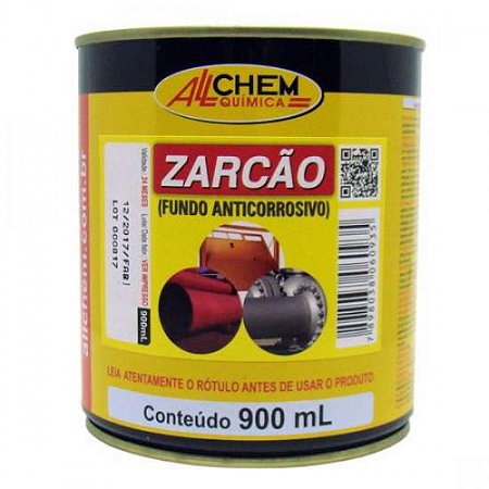 FUNDO ANTICORROSIVO ZARCÃO ALLCHEM QUÍMICA - 900ML