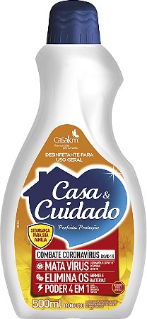 DESINFETANTE CASA & CUIDADO PERFEITA PROTEÇÃO - 500ML