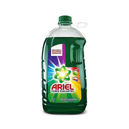 SABÃO LÍQUIDO ARIEL CORES RADIANTES - 3L