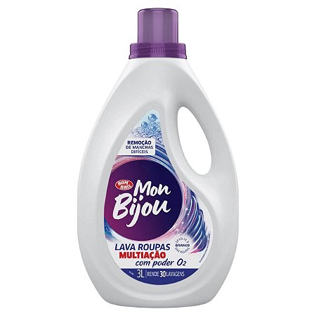 LAVA ROUPAS MON BIJOU MULTIAÇÃO - 3L