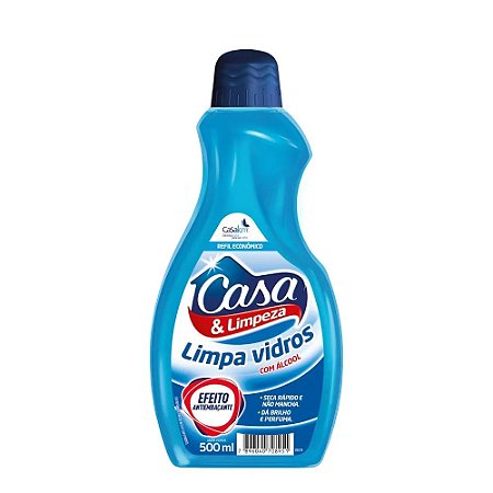 LIMPA VIDROS CASA & LIMPEZA REFIL - 500ML