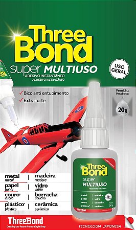 ADESIVO INSTANTÂNEO THREEBOND SUPER MULTIUSO - 20G