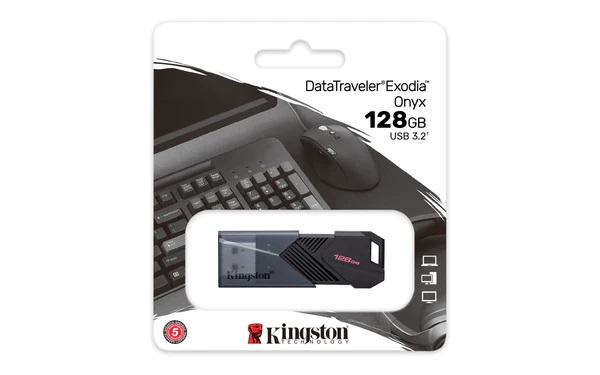PEN DRIVE DTXON/128GB EXODIA ONYX PRETO - KINGSTON