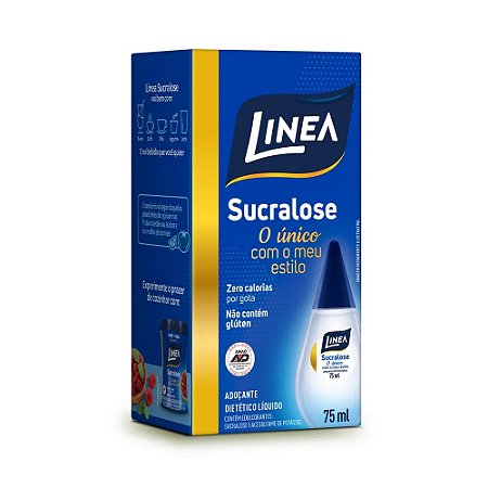 ADOÇANTE LÍQUIDO SUCRALOSE 75ML - LINEA