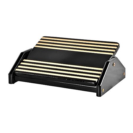 APOIO ERGONÔMICO PARA PÉS MDF BLACK PIANO - SOUZA & CIA