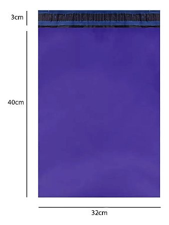 ENVELOPE PLÁSTICO DE SEGURANÇA COEX ROXO 32X40 C/500 UNIDADES - ENVELOPES EXPRESS