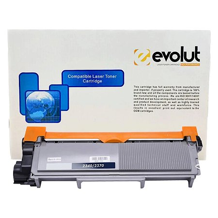 TONER COMPATÍVEL BROTHER TN2340 PRETO - EVOLUT