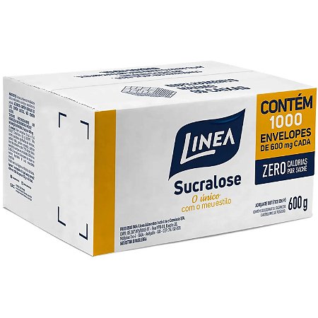 ADOÇANTE EM PÓ SUCRALOSE 1000 SACHÊS - LINEA
