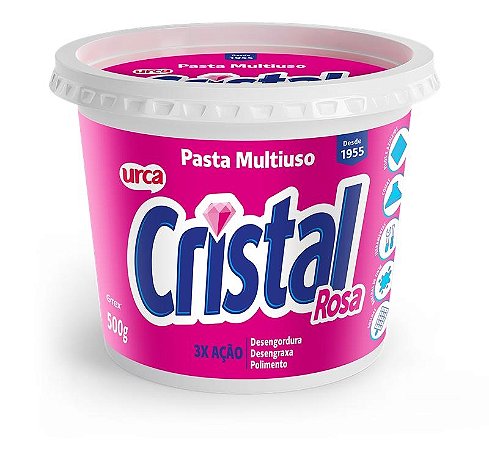 PASTA MULTIUSO CRISTAL ROSA URCA - 500G